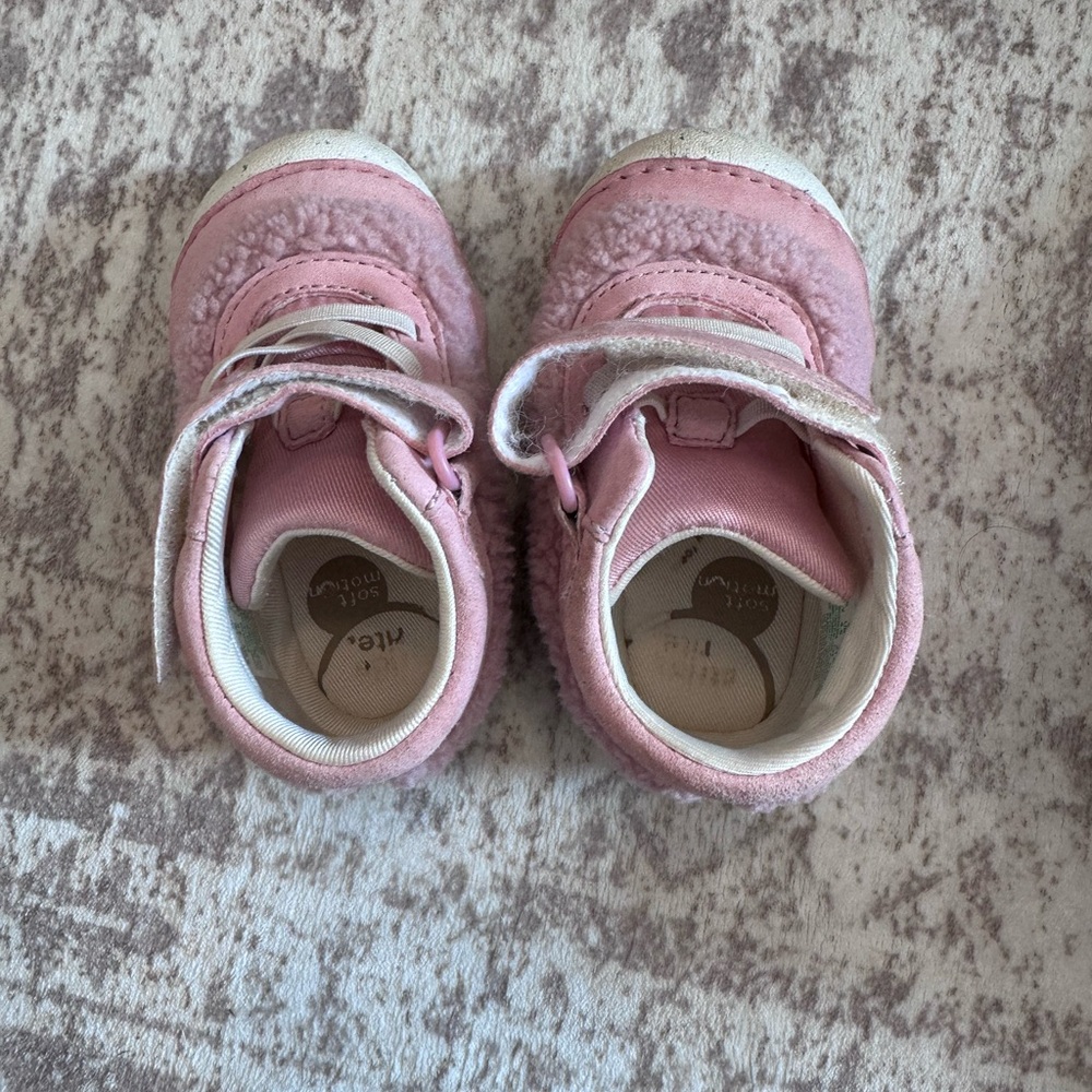 Stride Rite Pink Baby Walker Tennis  Shoes